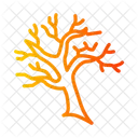 Halloween Baum Symbol