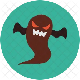 Halloween black ghost  Icon