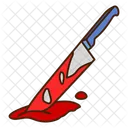 Halloween Bloody Knife Bloody Knife Knife Icon