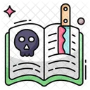 Halloween Book Spell Book Booklet Icon