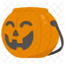 Halloween Bucket Horror Theme Horror Bucket Icon