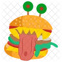 Halloween-Burger  Symbol