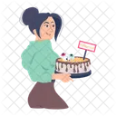 Halloween Dessert Halloween Cake Halloween Celebration Icon