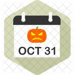 Halloween calendar  Icon