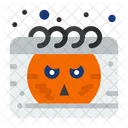 Calendar Date Halloween Icon