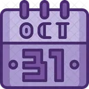 Halloween Calendar October Icon
