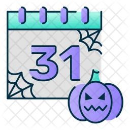 Halloween Calendar  Icon