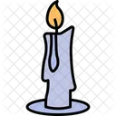 Halloween Candle Ghost Scary Icon