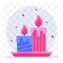 Halloween Candles  Icon