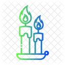 Halloween Candles  Icon