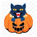 Halloween Cat Black Cat Halloween Animal Icon