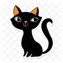 Halloween Cat Evil Cat Black Cat Icon