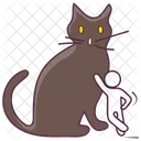 Halloween Cat Evil Cat Halloween Animal Icon