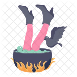 Halloween Cauldron  Icon