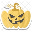 Citrouille D Halloween Effrayant Terrible Icon