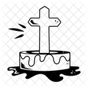 Halloween Cross Cross Sign Gothic Cross Icon