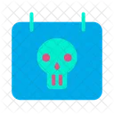 Calender Day Skull Icon
