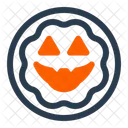 Halloween Donut Treat Spooky Icon