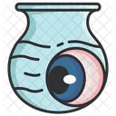 Halloween Eyeball Pot Eyeball Pot Eyeball Icône