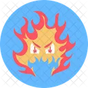 Feuergeist Horrorgeist Feuer Symbol