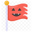 Gruselige Flagge Halloween Flagge Fahnenmast Symbol