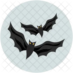 Halloween-Fledermäuse  Symbol