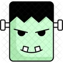 Halloween Frankenstein Head  Icon