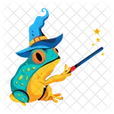 Frog Magic Halloween Frog Witch Frog Icon