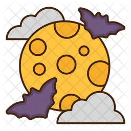 Halloween Full Moon  Icon