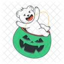 Halloween Fun Happy Bear Halloween Teddy Symbol