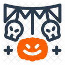 Halloween Garland Decoration Spooky Icon