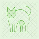 Gato De Halloween Animal Dia Das Bruxas Icon