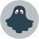 Halloween Ghost Black Icon