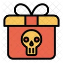 Present Skull Halloween Gift Icon