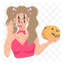 Halloween Girl Halloween Candy Halloween Food Icon