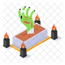 Halloween Graveyard Spooky Icon