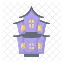 Halloween Haus Symbol