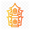 Halloween Haus Symbol