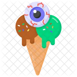 Halloween Ice Cream  Icon