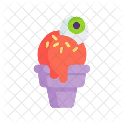 Halloween Ice Cream  Icon
