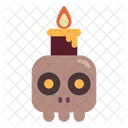 Halloweenkerze  Symbol