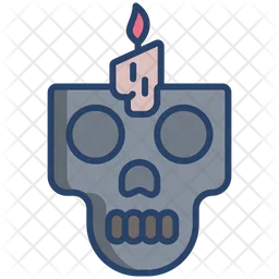 Halloweenkerze  Symbol