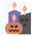 Halloween-Kerzen  Symbol