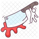 Halloween Cleaver Scary Cleaver Halloween Knife Icon