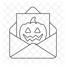 Halloween leaflet  Icon