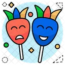 Halloween Lollipops Sweets Candy Icon