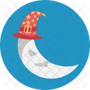 Lune D Halloween Lune Heureuse Lune Heureuse D Halloween Icon