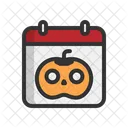 Tag Halloween Kalender Symbol