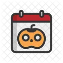 Day Halloween Calendar Icon