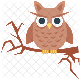 Halloween Owl Icon Of Flat Style Available In Svg Png Eps Ai Icon Fonts